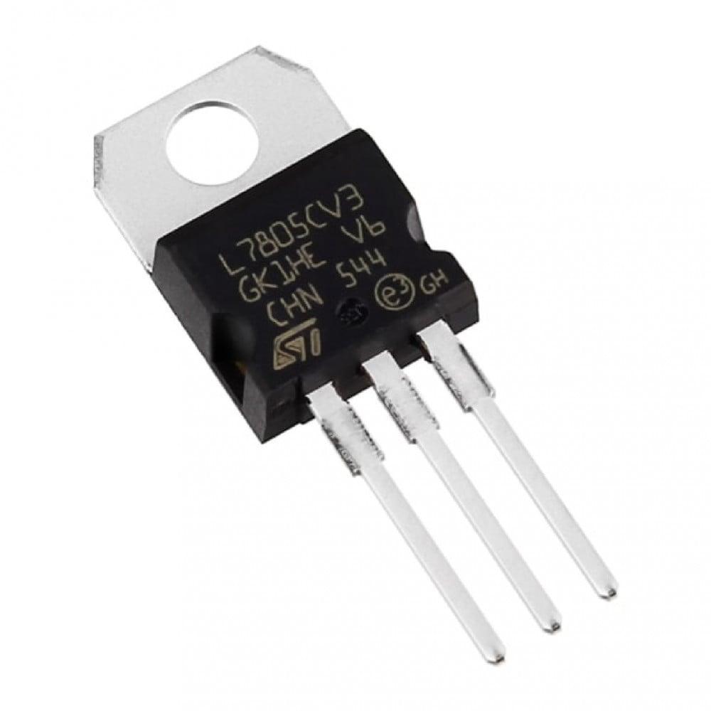 LM7805 5V Voltage Regulator IC TO-220 1A Linear Regulator Through Hole