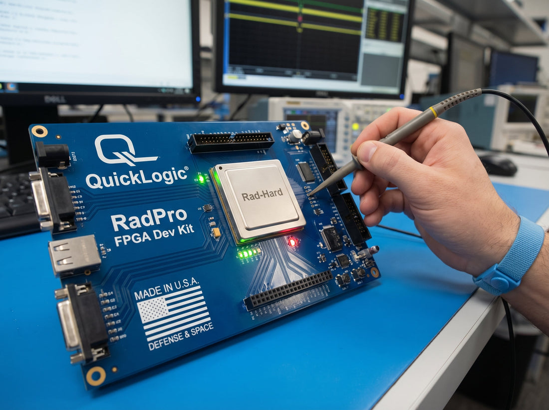 QuickLogic RadPro FPGA Dev Kit: The First U.S.-Made Rad-Hard FPGA for Defense & Space Engineers