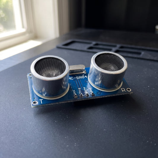 HC-SR04 ultrasonic distance sensor module for Arduino and ESP32 projects