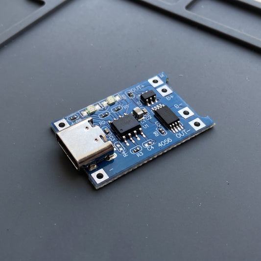 TP4056 Type-C lithium battery charger module with protection circuit