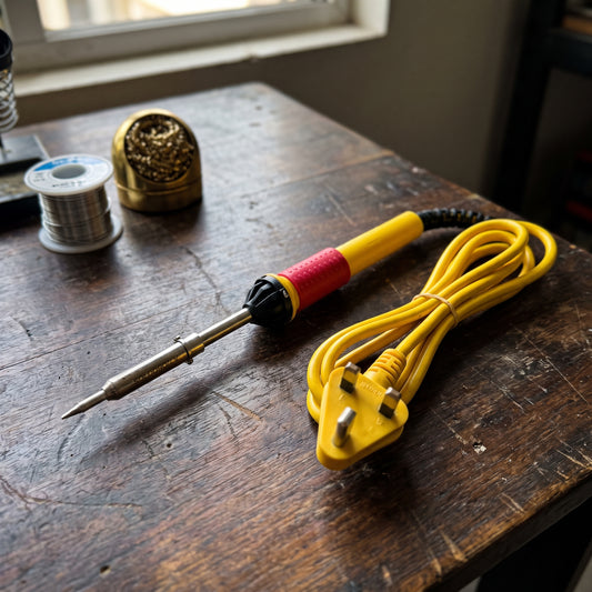 25W electric soldering iron for PCB repair and electronics DIY projects