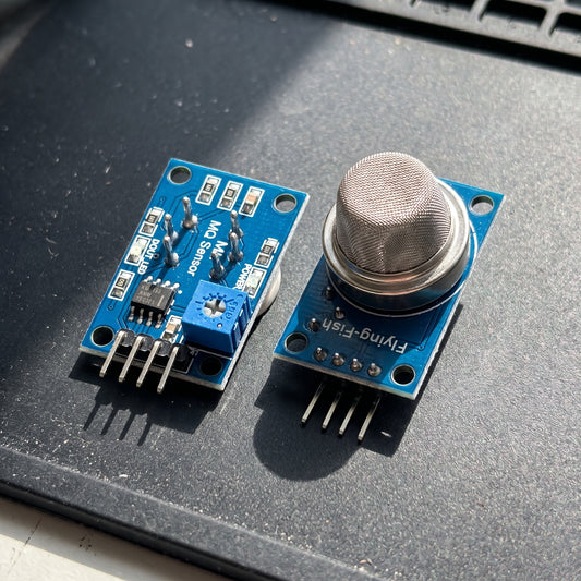 MQ-2 gas and smoke sensor module for LPG methane and hydrogen detection