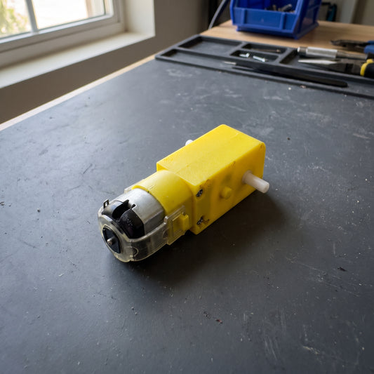 BO motor dual shaft 200RPM DC geared motor for robotics projects