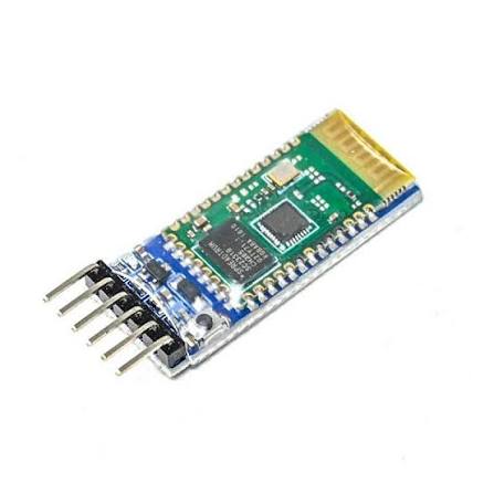 HC-05 Bluetooth module showing pin layout for serial wireless projects